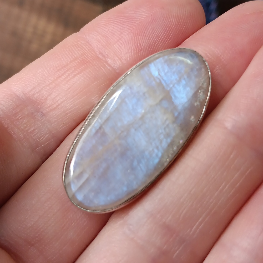 Sri Lankin Moonstone Ring, Size 7.5